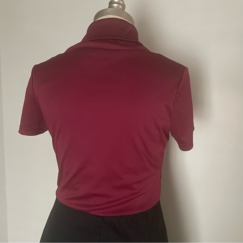 Lindy Bop Elsa burgundy and black dress size M - Picture 6 of 7